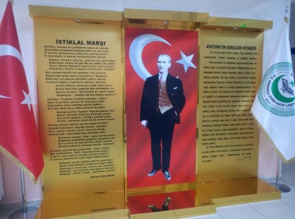 Okulumuzun Atatürk Köşesi ve 15 Temmuz Şehitler Köşesi Tamamlandı